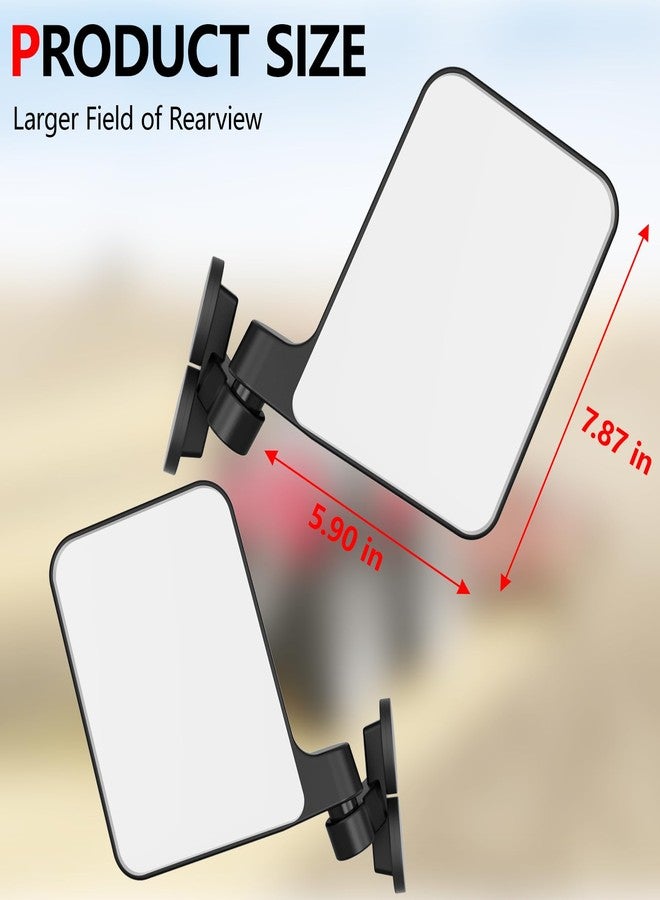 Lifronkit Tractor Mirrors, Strong Magnetic Tractor Side Mirrors for Forklifts, Kubota B BX Mahindra John Deere Lawn Movers Tractor Accessories - Image 4