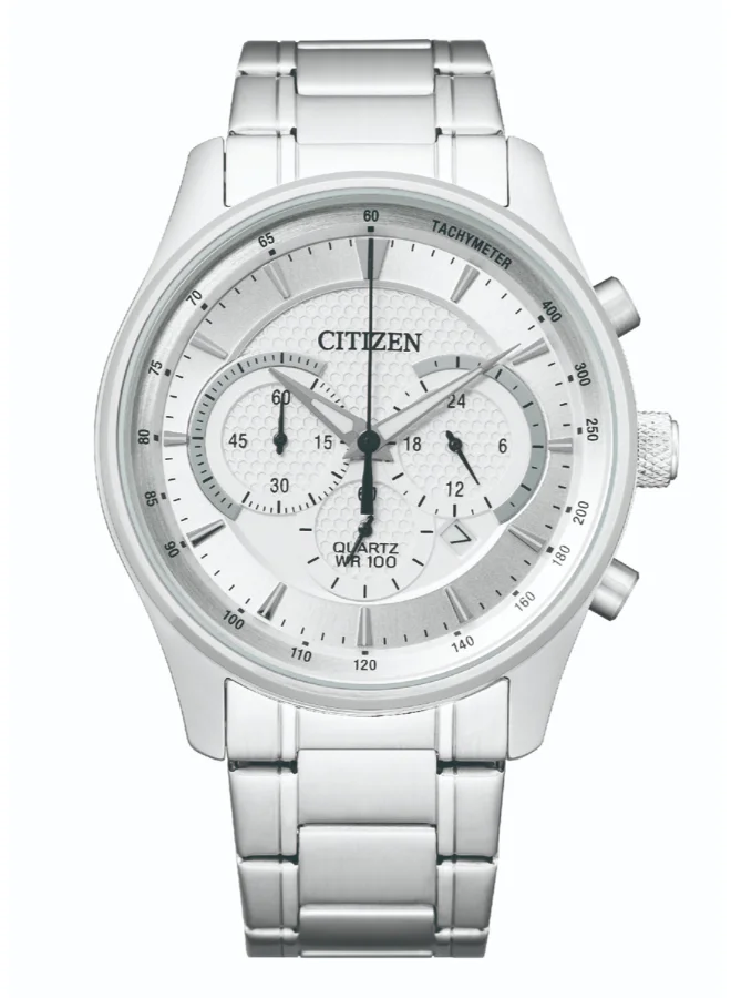CITIZEN Men's Stainless Steel  Quartz Chronograph Watch AN8190-51A - 42 mm