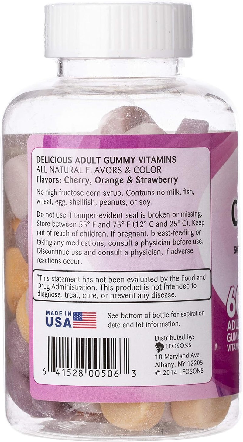 اميركس Amerix Calcium 500 mg + Vit D3 1000IU Adult Chewable Gummies 60's - Image 2