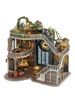 Flever Flever Dollhouse Miniature DIY House Kit Creative Room with Furniture for Romantic Artwork Gift (William' s Magic House)  - Image 1