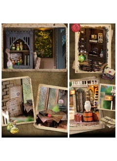 Flever Flever Dollhouse Miniature DIY House Kit Creative Room with Furniture for Romantic Artwork Gift (William' s Magic House)  - Image 3