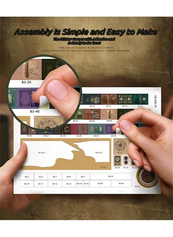 فليفر مجموعة منزل دمى فليفر المصغر، غرفة إبداعية مع أثاث، هدية فنية رومانسية (منزل ويليام السحري) - Image 5