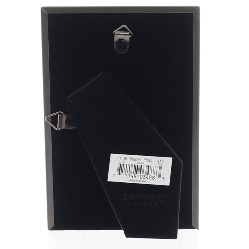 Lawrence Frames Lawrence 11446 Antique Brass 4x6 Picture Frame - Bead Border Design - Image 5