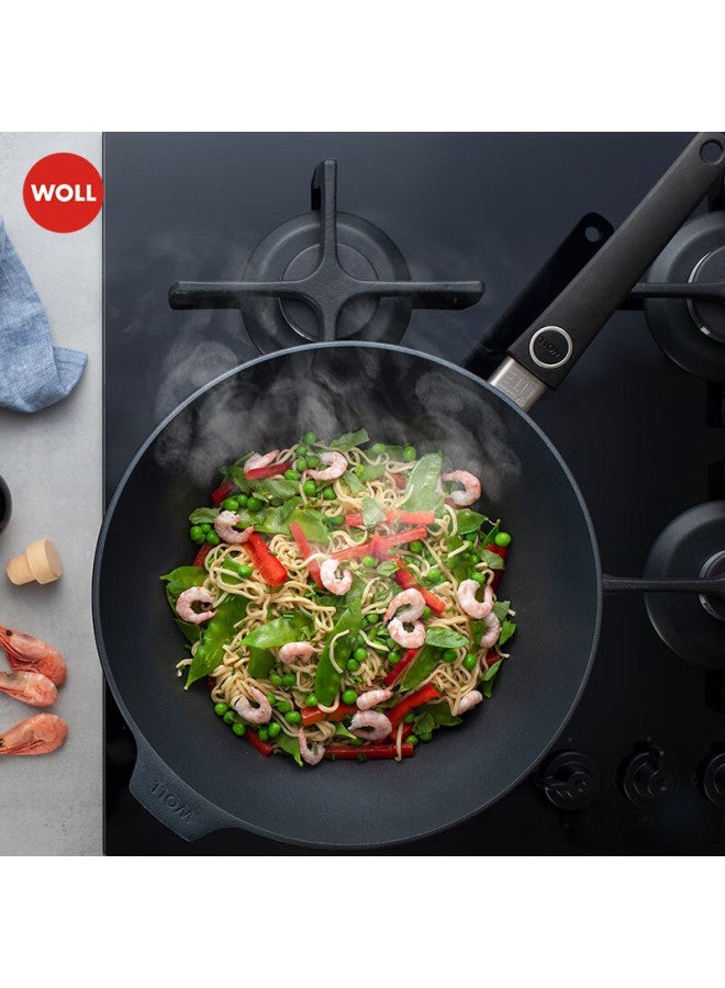 Woll German Non-stick Wok Diamond Series 32cm Imported Large-diameter Low Cooking Pan For Home Use - Image 4