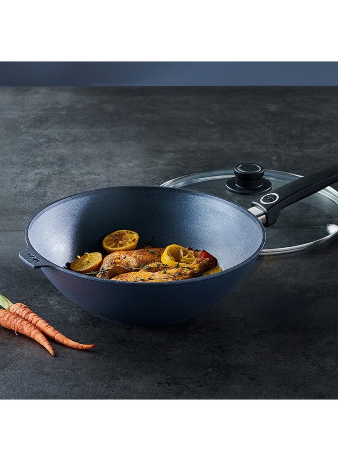 Woll German Non-stick Wok Diamond Series 32cm Imported Large-diameter Low Cooking Pan For Home Use - Image 3