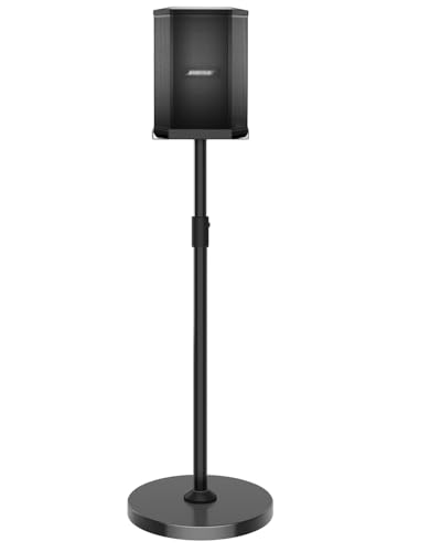Maozhren New Upgrade Height Adjustable Speaker Stand for Bose S1 Pro / S1 Pro Plus / S1 Pro+, Extends 45" to 54", Holds up to 20LBS, Heavy Duty Speakers Stands for Bose, Easy to Install, with Screws - Image 1
