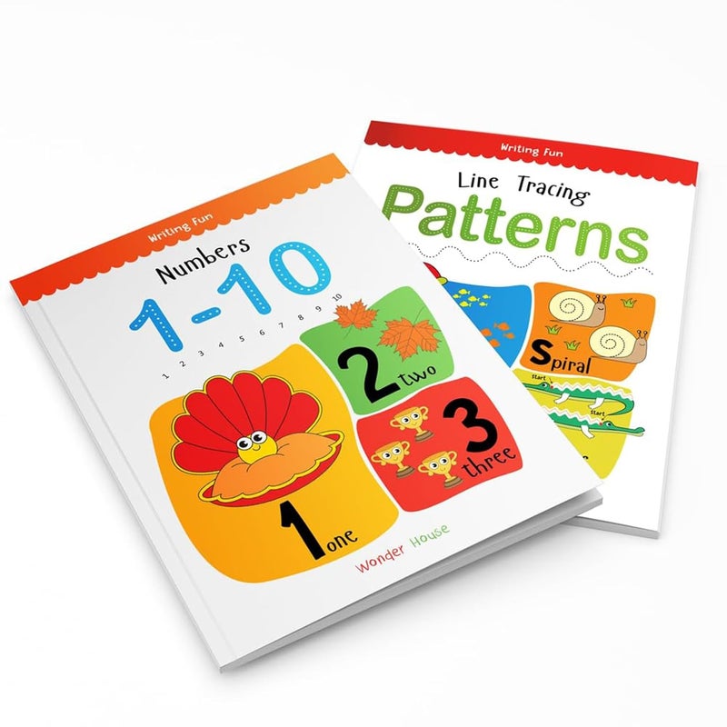 Writing Fun A Set Of 4 Books : Write And Practice Capital Letters, Small Letters and Numbers 1 to 2 - Image 4