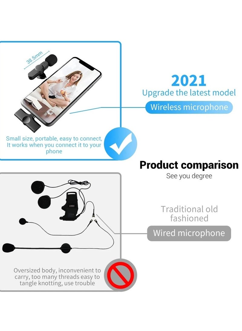 TIGER Wireless Type-C Lavalier Microphone for Android – Plug & Play Clip-On Mic for YouTube, Facebook Live, TikTok & Video Recording | Omnidirectional Lapel Mic for USB-C Mobile Phones | Noise Reduction - Image 4