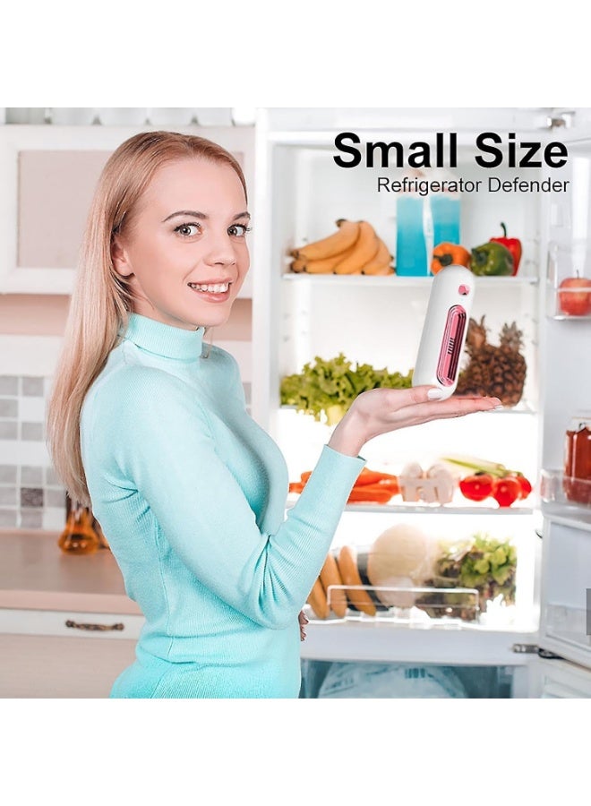 Plan A Mini Multi-Purpose Deodorizer – Rechargeable & Reusable Air Purifier for Fridge, Car, Wardrobe & Shoes – Air Freshener & Deodorizer Keeps Food Freshness & Air Freshness (Gold)  - Image 2