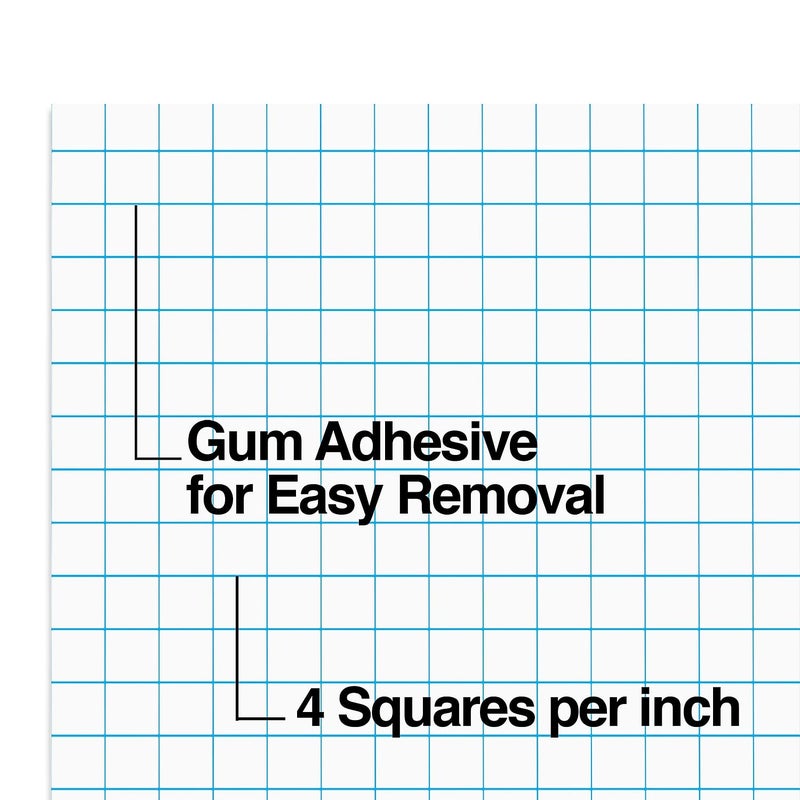 Staples دفتر رسم STAPLES 814566 مقاس 11 إنش × 17 إنش ورق أبيض 50 ورقة 18586 منتج مكتبي - Image 5