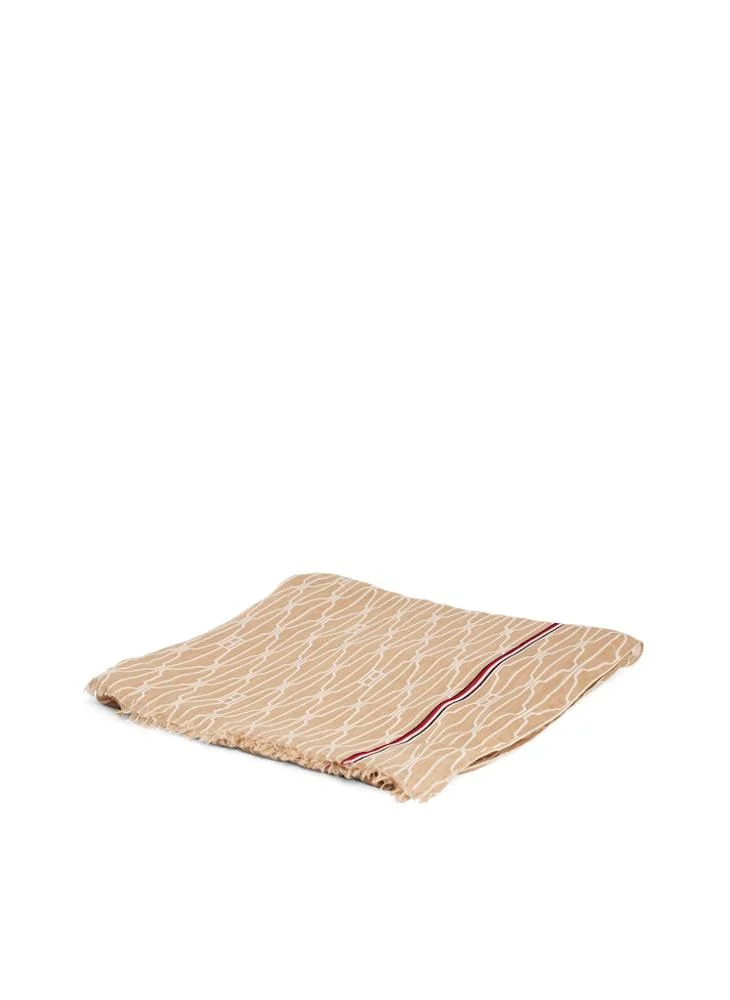 تومي هيلفيغر Printed Knitted Scarve