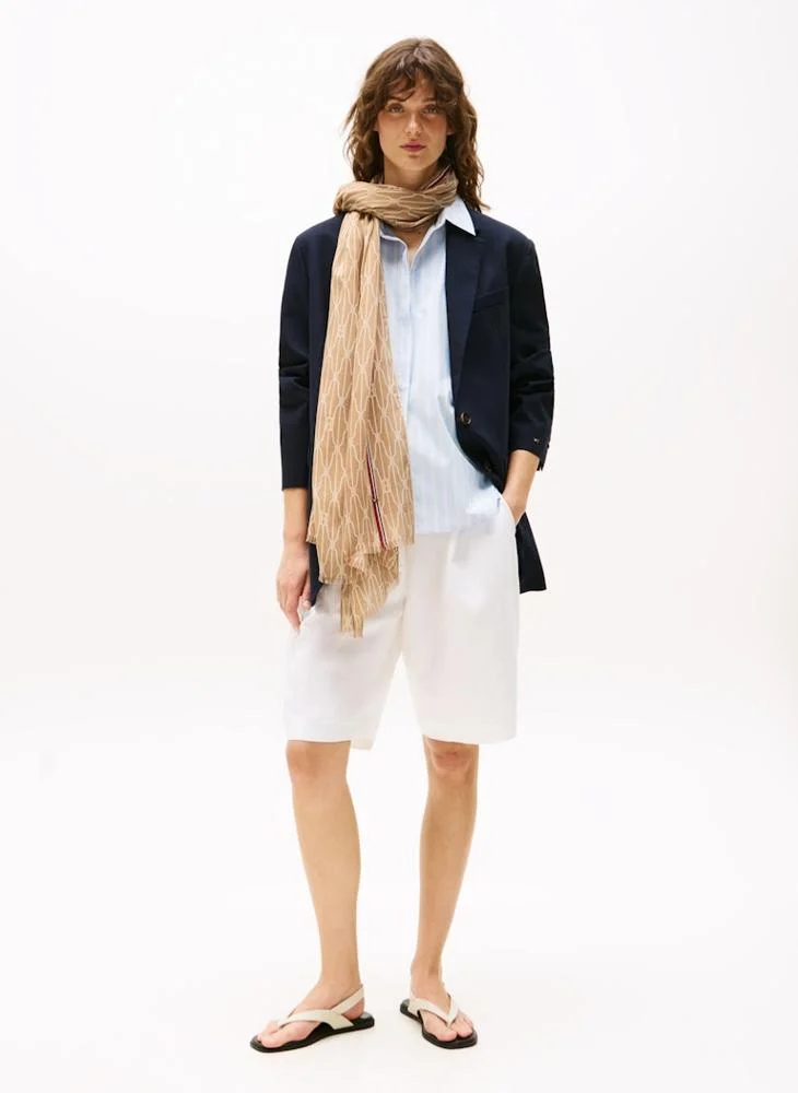 TOMMY HILFIGER Printed Knitted Scarve