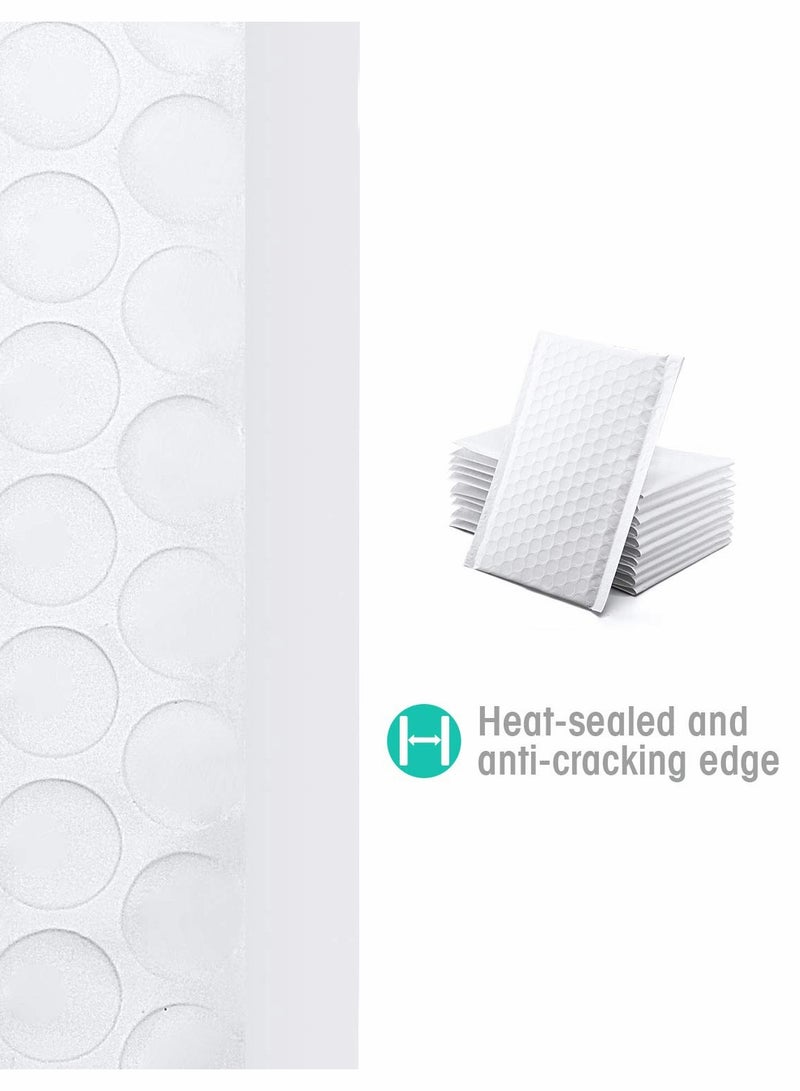 Bubble Out Bags, 50pcs Self-Seal Co-extruded Film Bubble Mailers Anti-static Cushioning Wrap Pouch for Shipping, Storage and Moving, White - Image 2