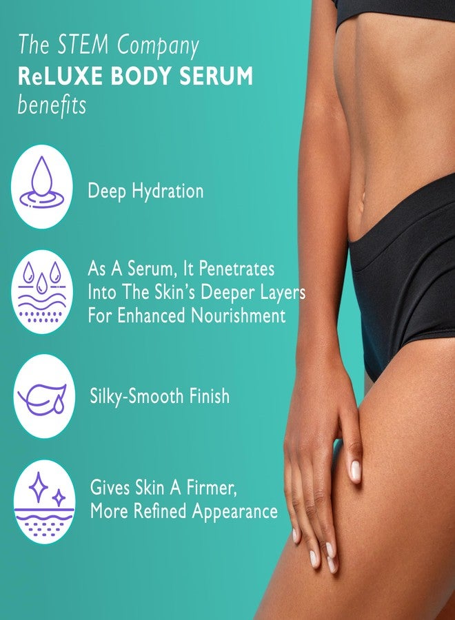 STEM Natural Intelligence ReLuxe Body Serum, Hydrating Serum for Women, Whole Body and Facial Care, Premium Ingredients for Luxury Skin Care, Dermatologist Developed & Tested Research, 5 oz - Image 4