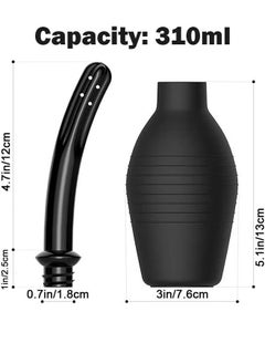 BONITO 310ml Enema Bulb Kit Douche Cleaner Enema Kit for Women Men with Soft Nozzle  - Image 5