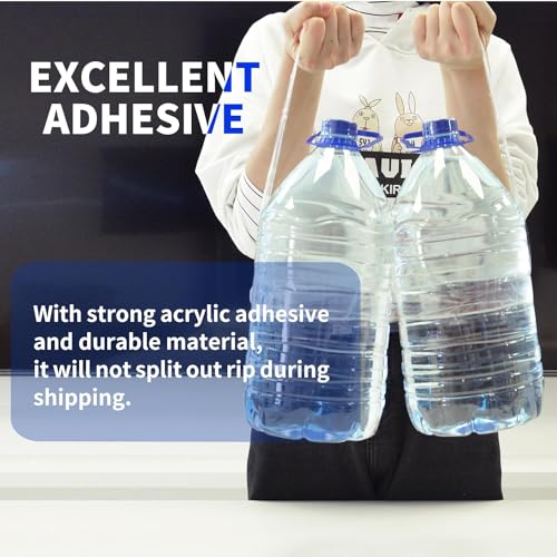 TAPEBEAR Packing Tape with Dispenser, 2.6mil Thick, 1.88" x 55yd Heavy Duty Packaging Tape Clear Adhesive Box Tape for Carton Sealing, Moving, Shipping - Image 5