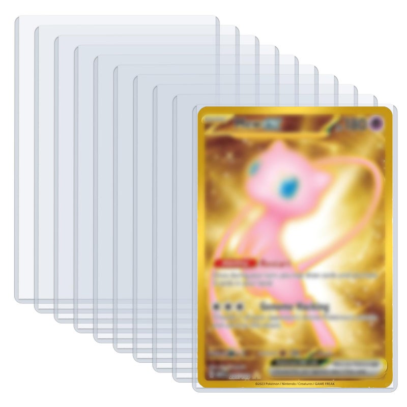Rainmae 25 Pack 5.9" x 8.1" Jumbo Card Sleeves, Rigid Photocard Protectors for Oversized Trading Cards Sheet Protectors, Paper Sleeves Jumbo Sports Cards Sleeves Hard Plastic Document Holder Protector - Image 1