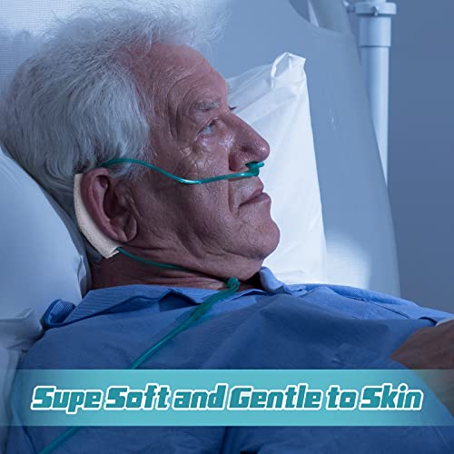 BBTO 40 Pack Nasal Cannula Ear Cushions Soft Oxygen Covers Tubing Ear Pads Comfort Cannula Wrap for Oxygen Users to Prevent Cheek Indentation Discomfort - Image 2