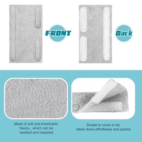 BBTO 40 Pack Nasal Cannula Ear Cushions Soft Oxygen Covers Tubing Ear Pads Comfort Cannula Wrap for Oxygen Users to Prevent Cheek Indentation Discomfort - Image 4