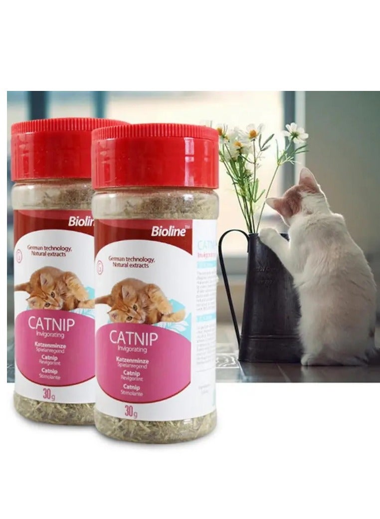 Bioline نكهة النعناع البري العطرية وطويلة الأمد للقطط 2 × 30 جرام - Image 2