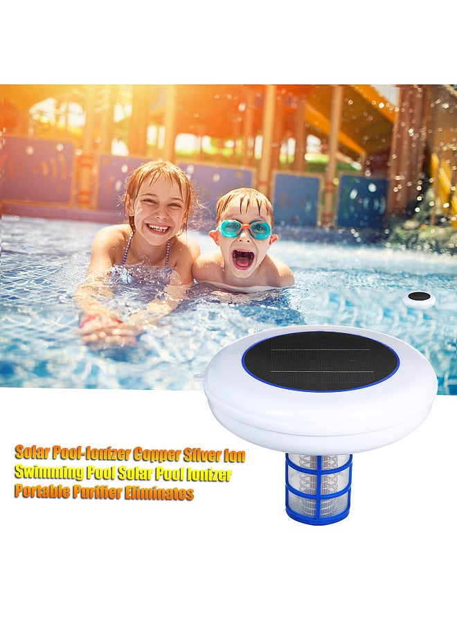 Generic - Solar Pool-Ionizer Copper Silver Ion Swimming Pool Solar Pool Ionizer Portable Purifier Eliminates - Image 1