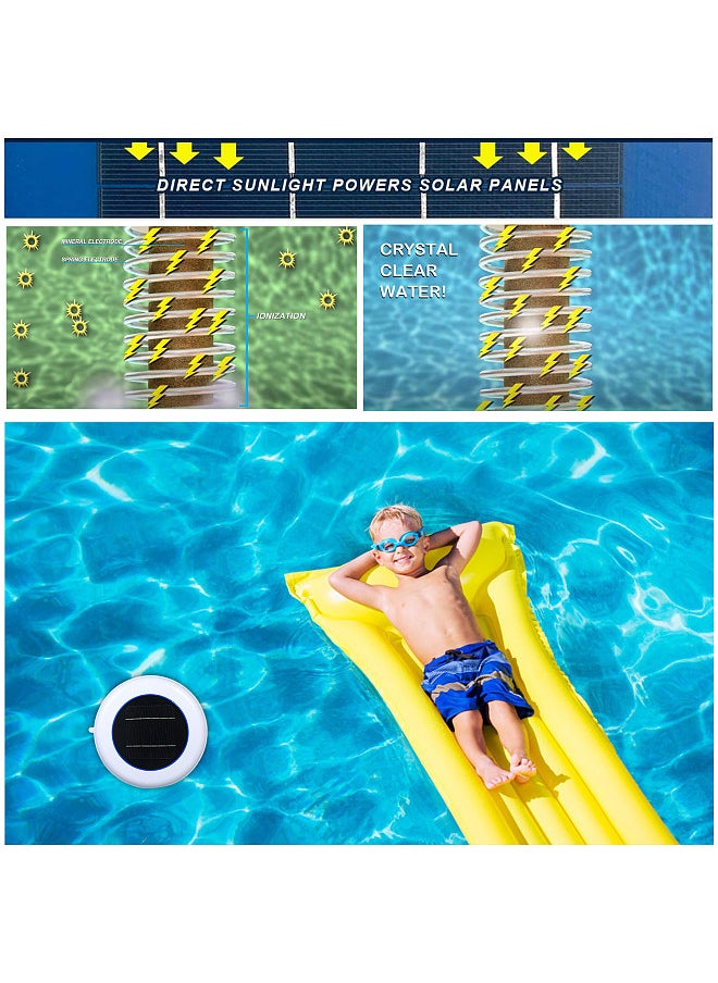 Generic - Solar Pool-Ionizer Copper Silver Ion Swimming Pool Solar Pool Ionizer Portable Purifier Eliminates - Image 1