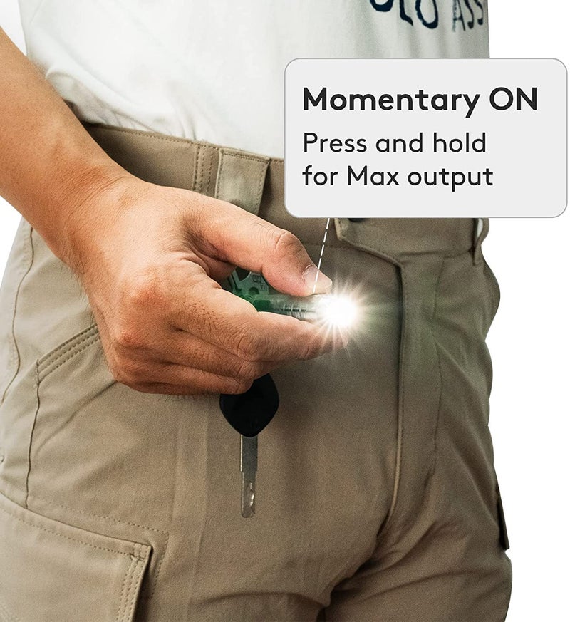 RovyVon G4 Aurora A8 USB-C LED Keychain Flashlight, Momentary On, Lock Mode, Max 650 High Lumen Super Bright with EDC Mini Size, USB-C Rechargeable,8 Modes,Gift for Checking,Reading(365nm/White) - Image 5