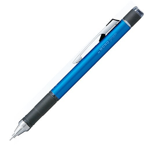 Tombow قلم رصاص ميكانيكي تومبو 0.5 مم مونو غراف جريب، أزرق فاتح (DPA-141B) - Image 1