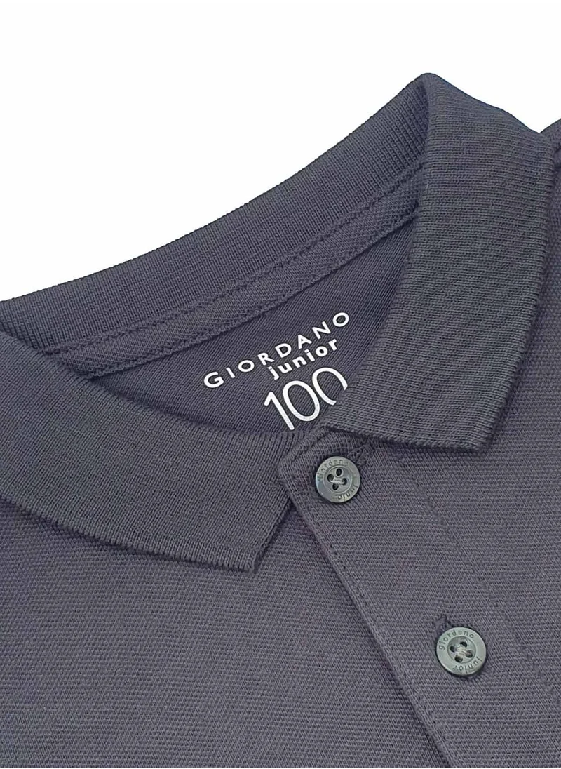 GIORDANO Junior polo with Small Napoleon Logo