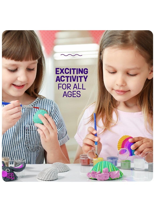 Dan&Darci Kids Sea Shell Painting Kit - Arts & Crafts Gifts for Boys and Girls - Craft Activities Kits - Creative Art Activity Gift Toys for Age 6, 7, 8, 9, 10, 11 & 12 Year Old 8-12 - Image 4
