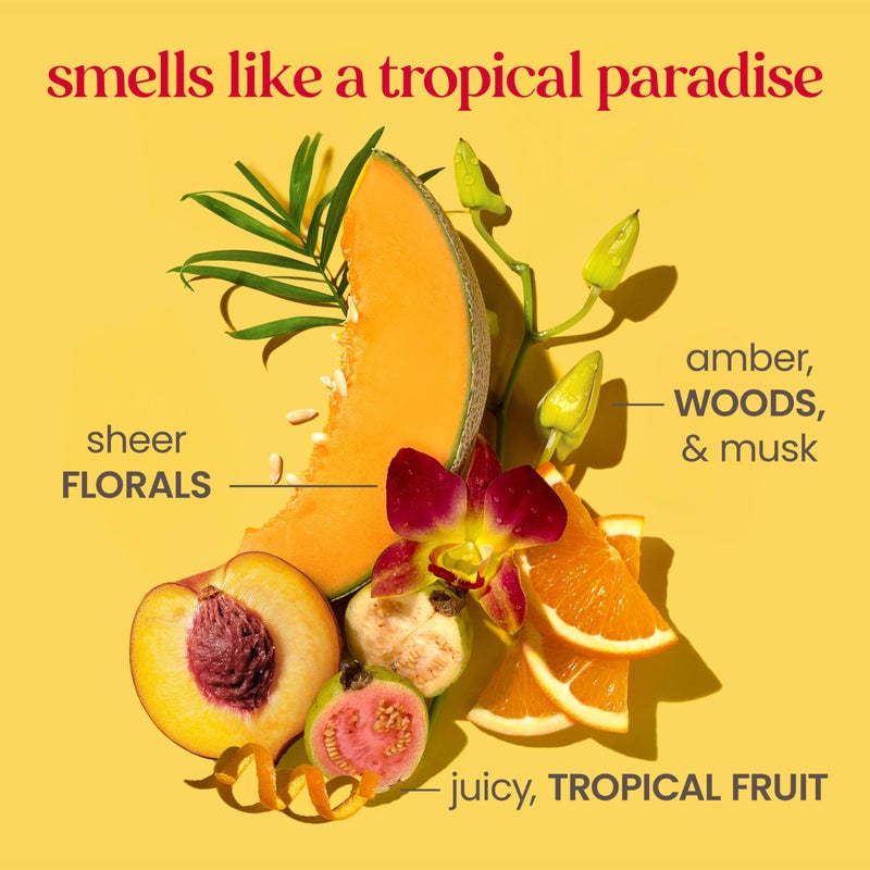 Burt's Bees Boosted Body Moisturizing Melt With a Ceramide, Niacinamide and Peptide Complex, Intense Skin Hydration, Cream-to-Oil Body Lotion Helps Support Skin Barrier, Tropical Scented, 4 oz. Tube - Image 3