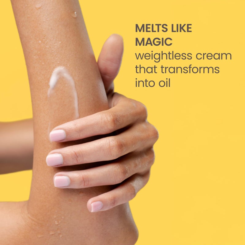 Burt's Bees Boosted Body Moisturizing Melt With a Ceramide, Niacinamide and Peptide Complex, Intense Skin Hydration, Cream-to-Oil Body Lotion Helps Support Skin Barrier, Tropical Scented, 4 oz. Tube - Image 5