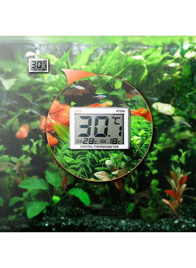 NIBEMINENT Mini LCD Digital Fish Tank Temperature Meter Multicolour - Image 4