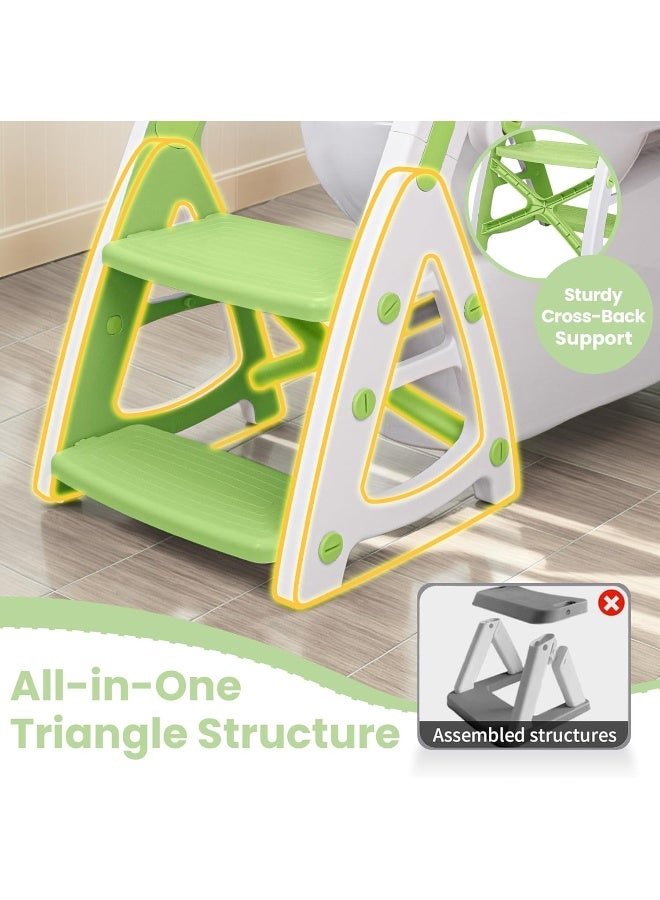 PRIMLECT Potty Training Toilet Seat with Step Stool Ladder - Image 2