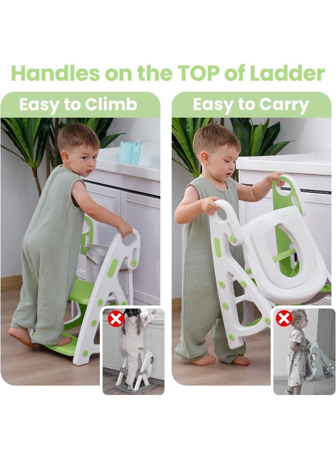 PRIMLECT Potty Training Toilet Seat with Step Stool Ladder - Image 3