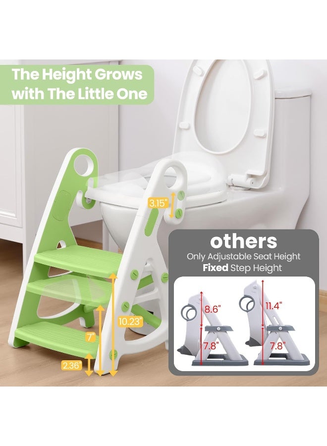 PRIMLECT Potty Training Toilet Seat with Step Stool Ladder - Image 5