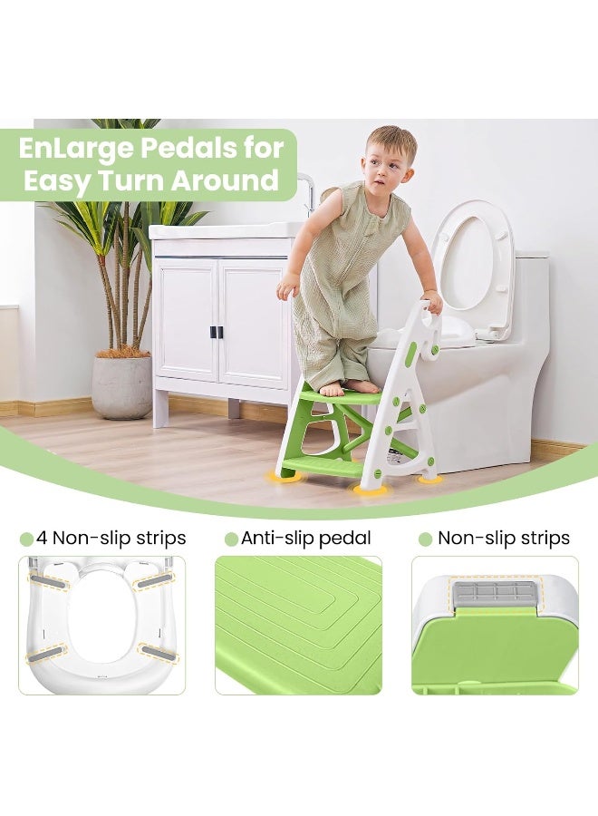 PRIMLECT Potty Training Toilet Seat with Step Stool Ladder - Image 4
