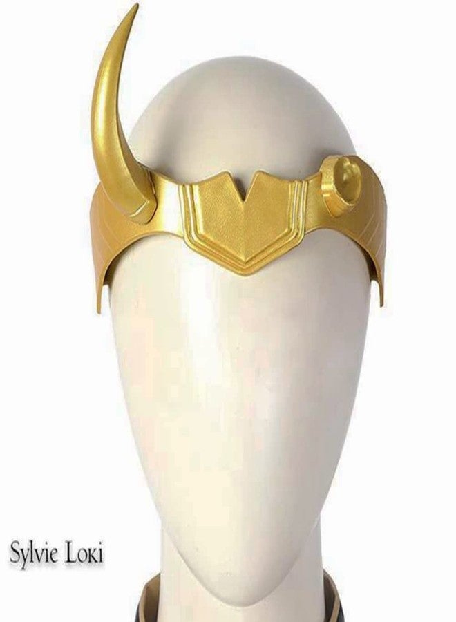 CAFELE Superhero Helmet with Horns, 2021 TV Series Movie Thor Ragnarok Norse Mythology Mask Cosplay Halloween Costume Party Props (Lady L0KI) - Image 3