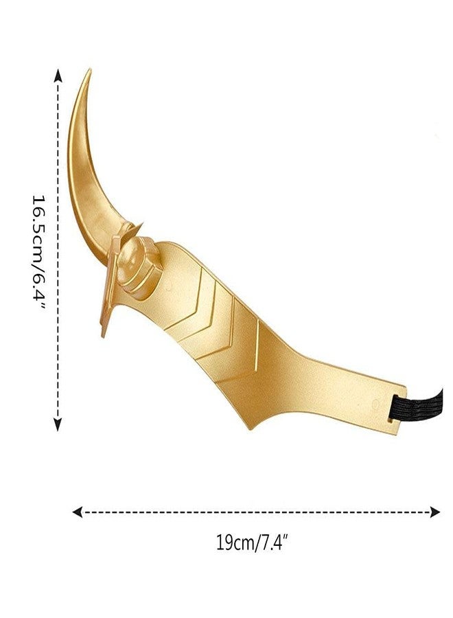 CAFELE Superhero Helmet with Horns, 2021 TV Series Movie Thor Ragnarok Norse Mythology Mask Cosplay Halloween Costume Party Props (Lady L0KI) - Image 4
