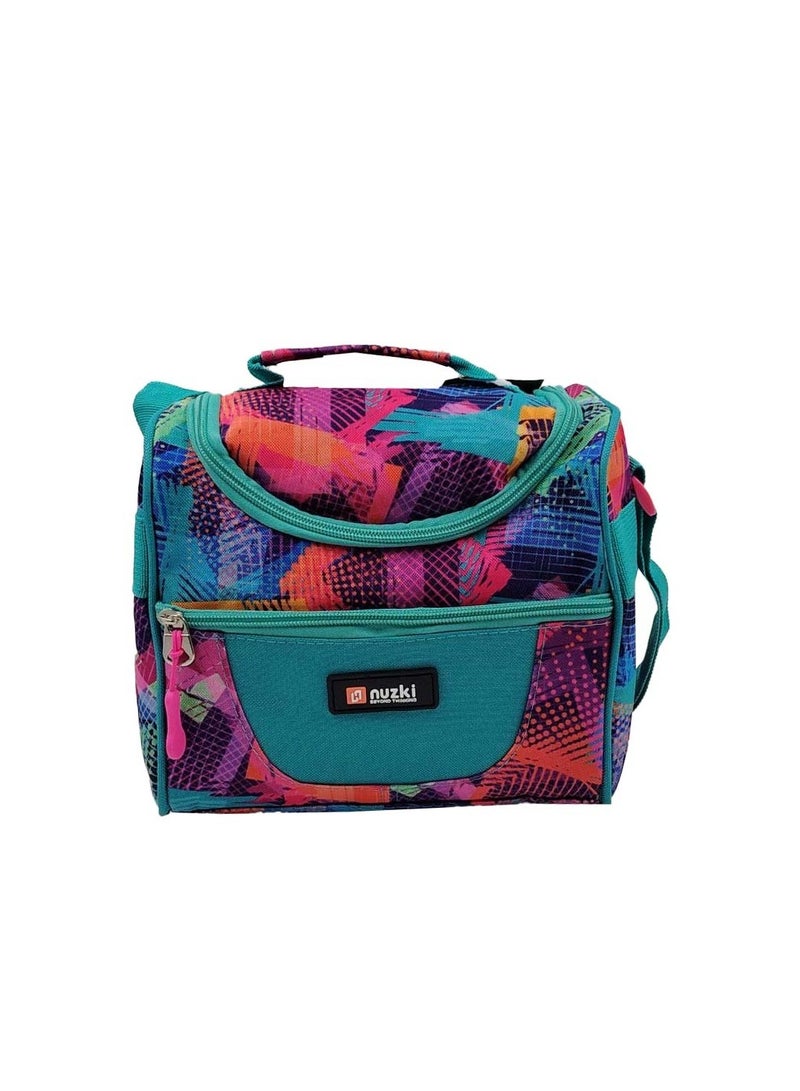 نوزكي حقيبة غداء معزولة للأطفال من نوزكي | حقيبة تبريد للرحلات وحقيبة طعام برباط قابل للتعديل للأطفال والطلاب - Image 1
