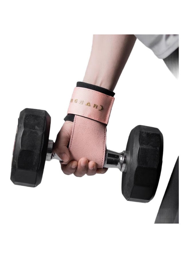 Fittergear Fitness-Specific Deadlift Leather Non-Slip Support Belt With Wrist Guard For Women, Pull-Up Bar Rowing Grip Assistance Band - Image 2