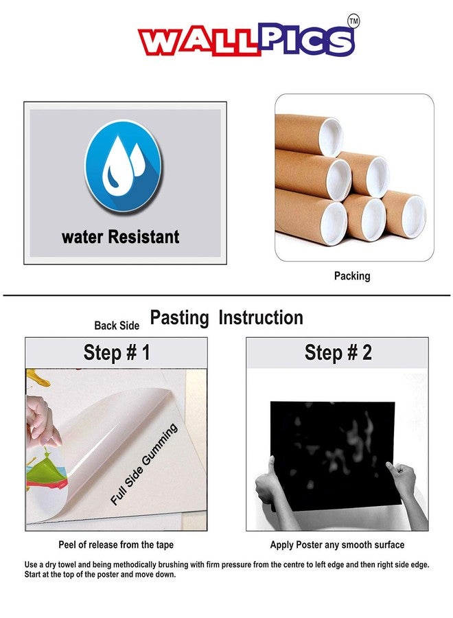 Wallpics Vinyl Accupressure Foot Painting Poster Waterproof Sticker for Home Decor (Can1158-3, 24 Inch X 36 Inch, Multicolor) - Image 4