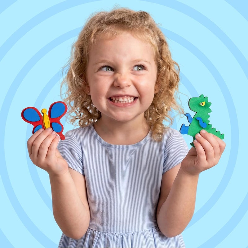 JOYIN Wooden Magnets, Spring Arts & Crafts for Boys and Girls Ages 4+, Childrens Painting Craft Activities Kit, Craft Toys Gifts for 4, 5, 6, 7, 8, 9, 10, 11 & 12 Year Old Kids - Image 5