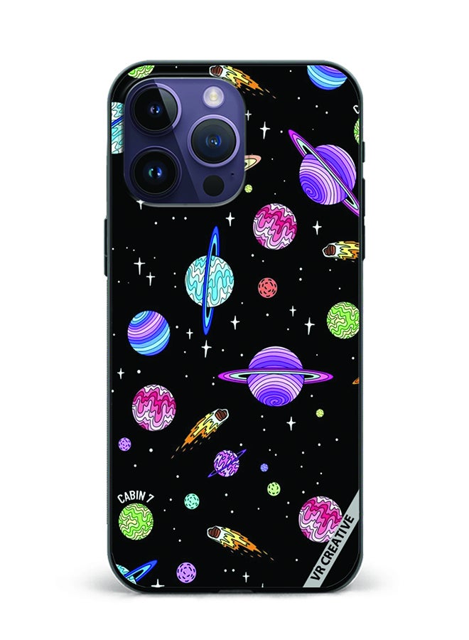 VR CREATIVE Protective Case Cover For Apple iPhone 15 Pro Astronaut Design Multicolour - Image 1