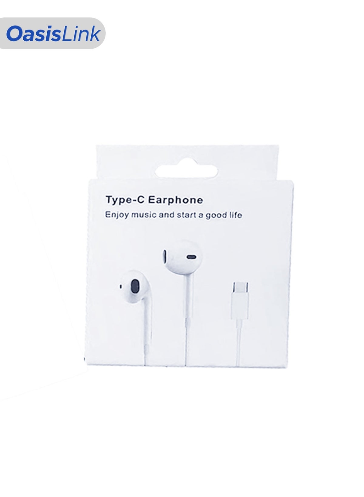 oasislink Oasislink Earpods With Type Wired Earbuds With Microphone Volume Control Headphones For iPhone 17 Pro Max iPhone 16 Pro Max iPhone 15 Pro Max iPad Samsung ZD3D81D0899A538F80479Z