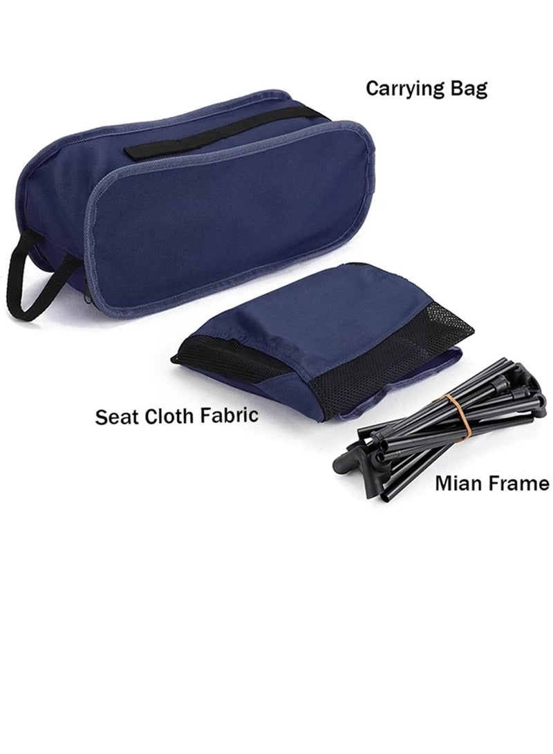 New Outdoor Folding Chair with Carrying Bag Ideal For Camping, Trips, Picnic, Beach, Garden, Hiking - Outdoor Seating Chairs - Folding Moon Chair, Compact and Lightweight for Backpacking Outdoors - Image 5