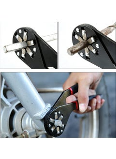 SWOPPLY SWOPPLY Tools 14 Inch Bionic Adjustable Wrench Adjustable Universal Hexagon Wrench with NonSlip Handle Torque Magic Spanner Can Outer Hexagon HighCarbon Steel MultiFunction Hex Wrench Hand Tool  - Image 4