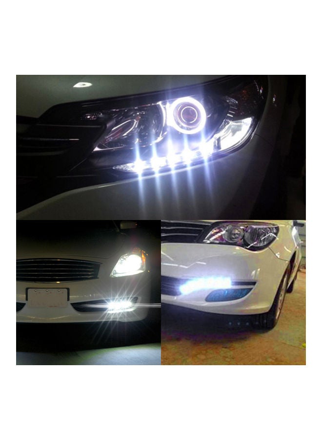 Loquat 9-Piece 23mm Eagle Eye LED Bulb DRL Light Ultra Thin Waterproof Set - Image 2