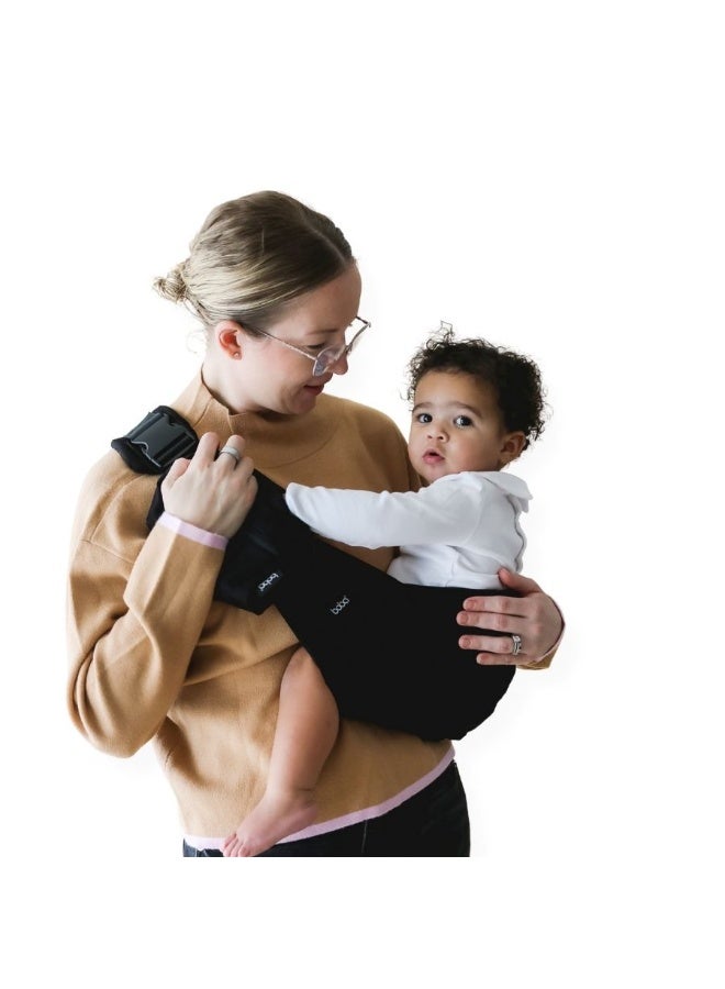 boba Buddy Toddler Side Sling Baby Carrier Black - Image 1