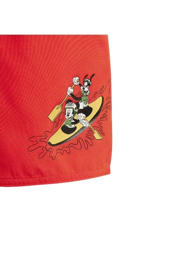 Adidas Dy Mickey Short Red Swim Swimwear 1824